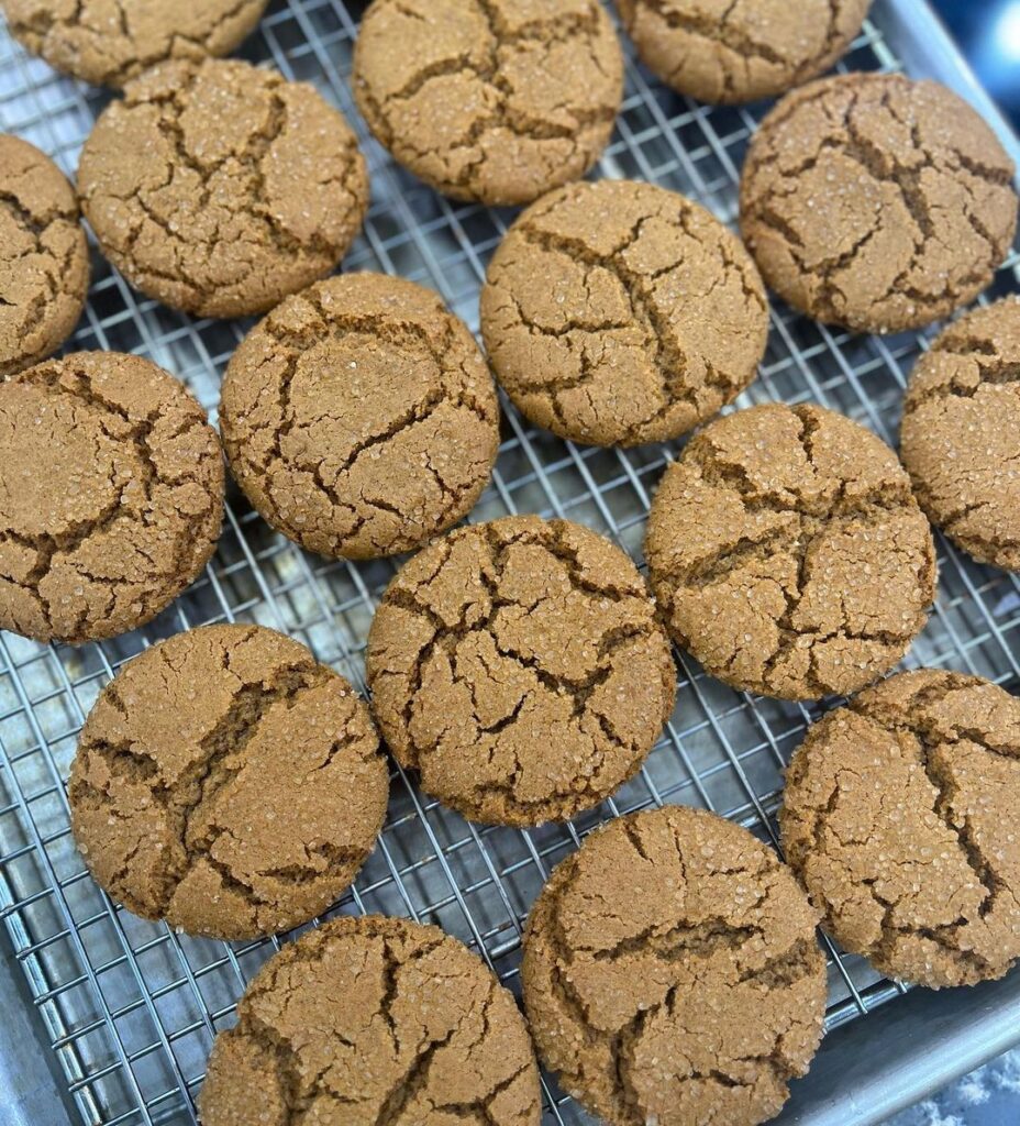 Molasses Crinkles, Hazelnut Snowballs, &amp; Chocolate Dipped Cookies ...